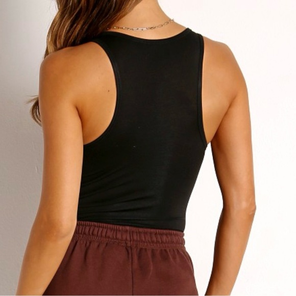 Richer Poorer Black V-Neck Bodysuit XS Madewell - Picture 2 of 10